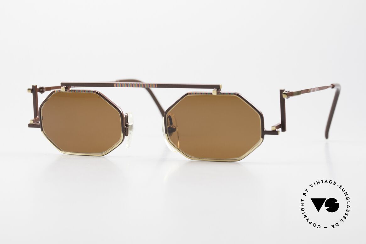 Casanova RVC2 Architekten Sonnenbrille, Casanova Sonnenbrille, Mod. RVC-2, Gr. 44/22, Col. 03, Passend für Herren und Damen