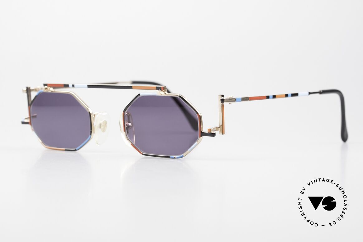 Casanova RVC2 Avantgarde Brille Bauhaus, Rietveld gehörte der Künstlervereinigung "De Stijl" an, Passend für Herren und Damen