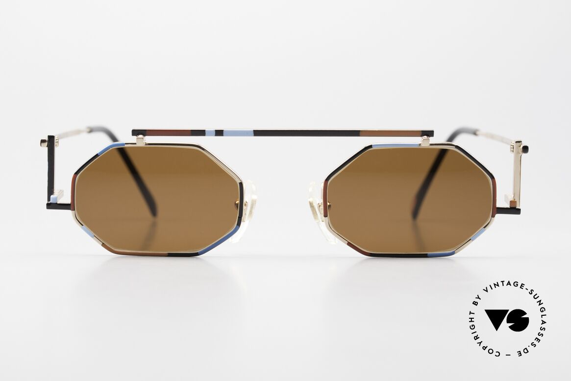 Casanova RVC2 Architekt Gerrit Rietveld, Casanova Sonnenbrille, Mod. RVC-2, Gr. 44/22, Col. 05, Passend für Herren und Damen