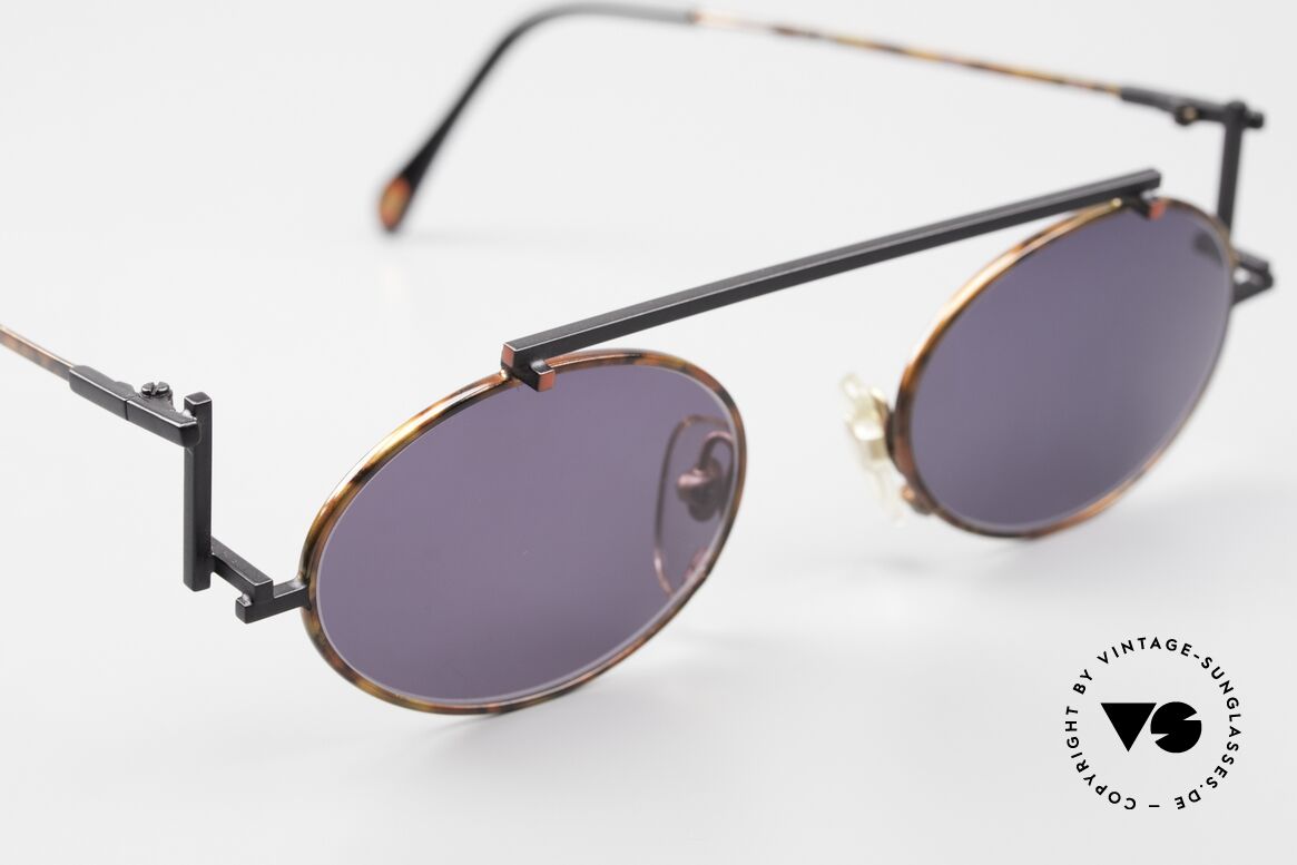 Casanova RVC4 Kunst und Architekten Brille, Zerlegung aller Teile in geometrische & farbige Formen, Passend für Herren und Damen