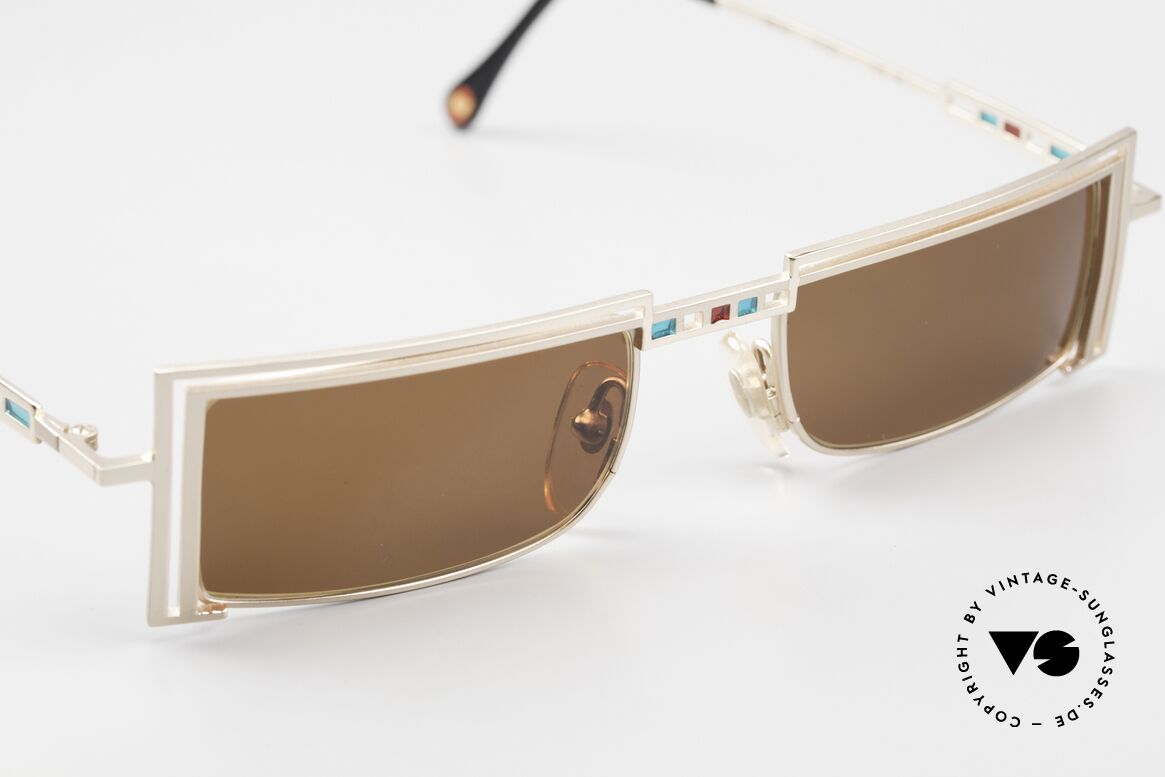 Casanova LC5 Sonnenbrille Jugendstil 90er, vereint: Kunst, Architektur, Mode, Ästhetik, Lebensstil, Passend für Herren und Damen