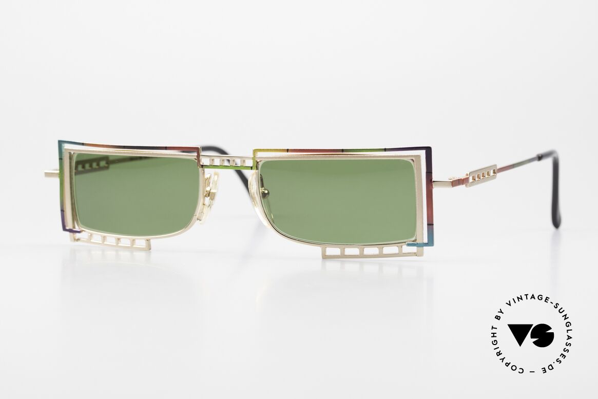 Casanova LC4 Regenbogen Sonnenbrille, Casanova Sonnenbrille, Modell LC-4, Gr. 46/20, col. 02, Passend für Herren und Damen