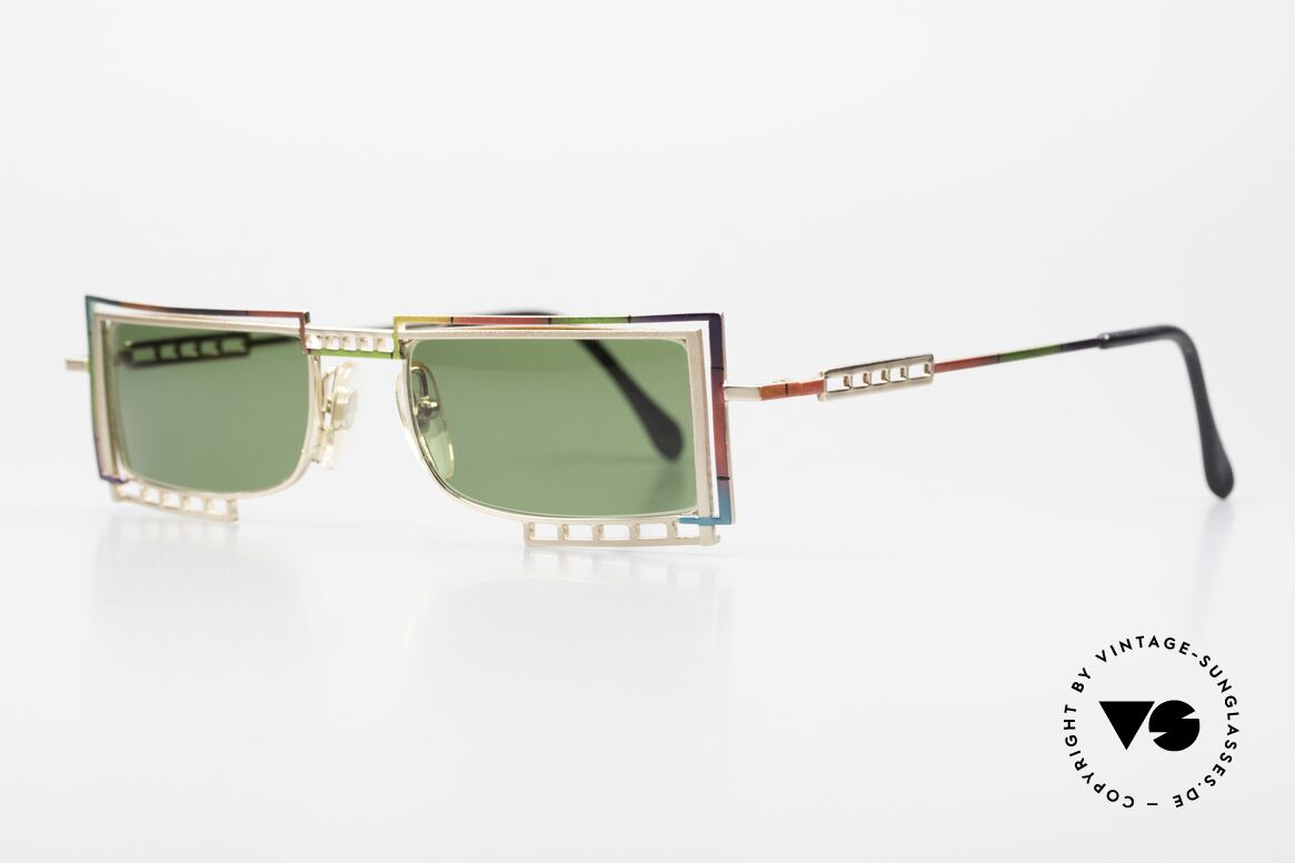 Casanova LC4 Regenbogen Sonnenbrille, LC ="Liberty Collezione", was im Ital. "Jugendstil" ist, Passend für Herren und Damen