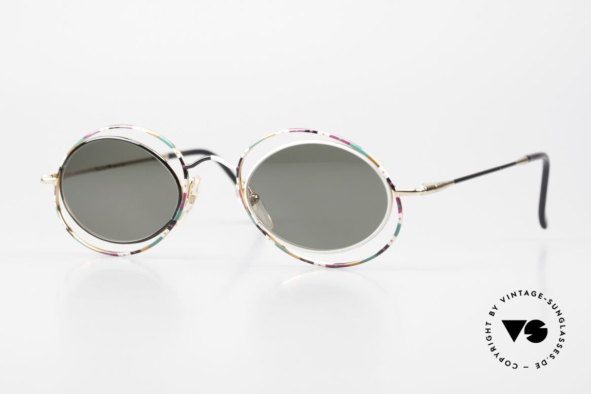 Casanova LC16 Sonnenbrille Verrückt Bunt, verrückte Casanova LC 16 Sonnenbrille; 46/20, c. 04, Passend für Damen