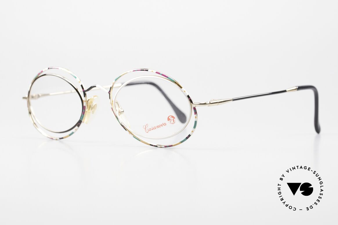 Casanova LC16 Damenbrille Verrückt Bunt, tolles Zusammenspiel: Farbe, Form und Funktionalität, Passend für Damen