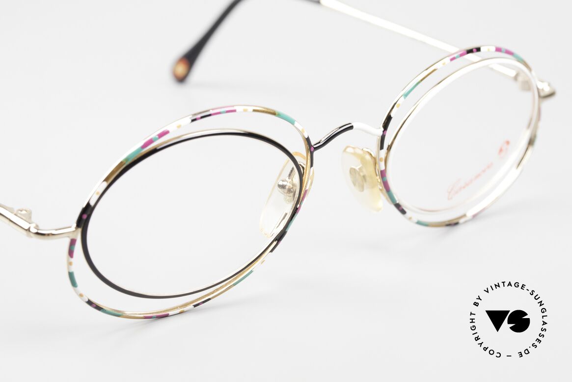 Casanova LC16 Damenbrille Verrückt Bunt, ungetragenes Exemplar mit orig. Casanova DEMO Glas!, Passend für Damen
