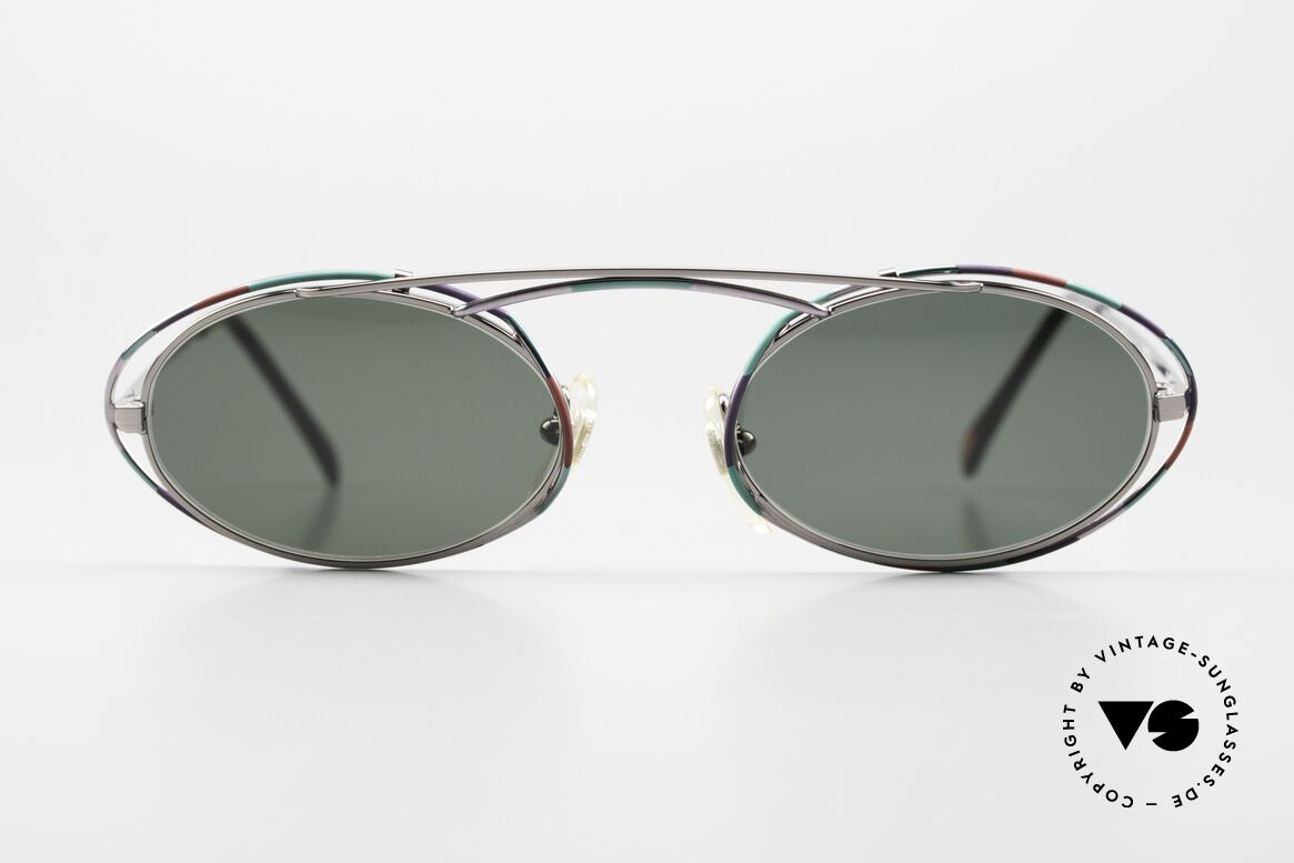 Casanova LC22 Sonnenbrille Jugendstil Oval, LC: "Liberty Collezione", was im Ital. "Jugendstil" ist, Passend für Damen