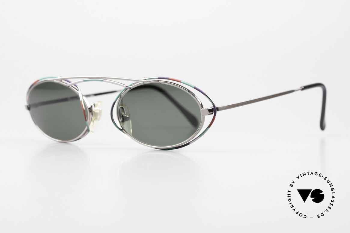 Casanova LC22 Sonnenbrille Jugendstil Oval, tolles Zusammenspiel: Farbe, Form und Funktionalität, Passend für Damen