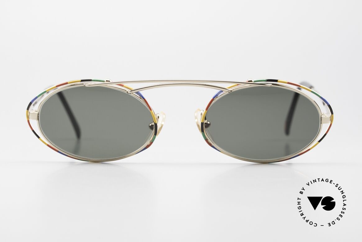 Casanova LC22 Jugendstil Sonnenbrille Bunt, LC: "Liberty Collezione", was im Ital. "Jugendstil" ist, Passend für Damen