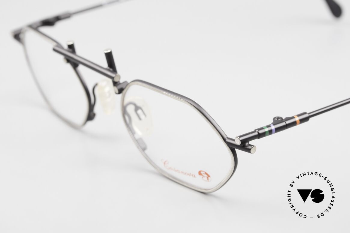 Casanova RVC5 Moderne Kunst Brille 90er, geometrisch-abstrakte Formen & funktionaler Purismus, Passend für Herren und Damen