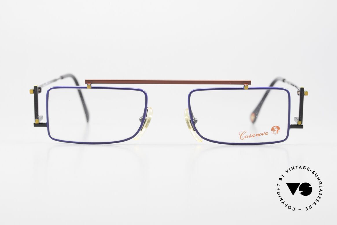 Casanova RVC3 Brille zum Rot-Blauen Stuhl, RVC ="RietVeld Collezione"; war ein niederl. Architekt, Passend für Herren und Damen