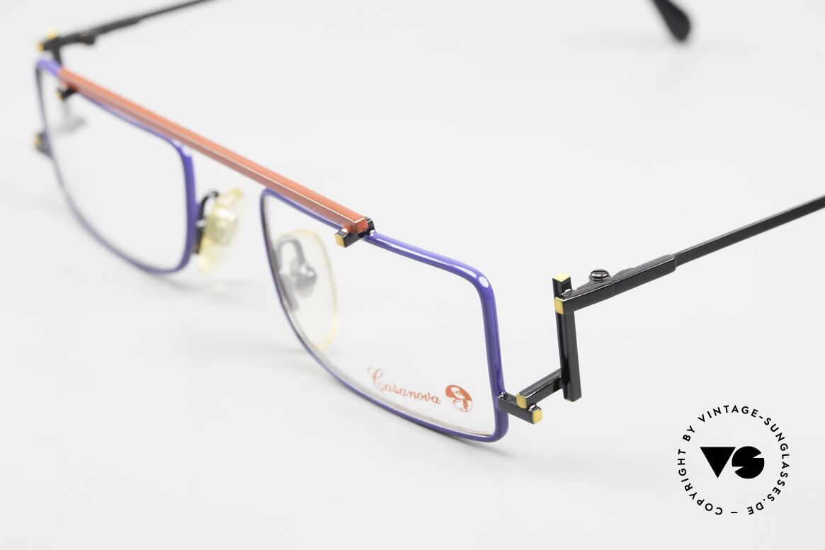 Casanova RVC3 Brille zum Rot-Blauen Stuhl, geometrisch-abstrakte Formen & funktionaler Purismus, Passend für Herren und Damen