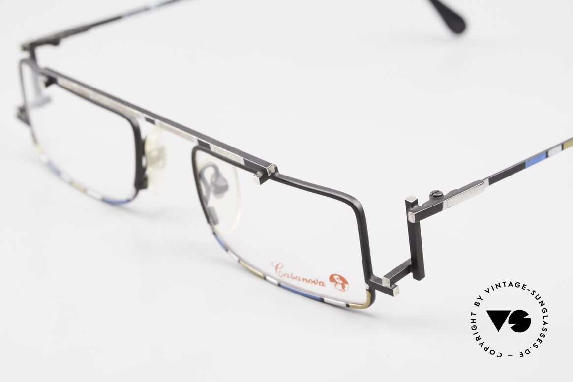 Casanova RVC3 Puristische Brille Geometrie, geometrisch-abstrakte Formen & funktionaler Purismus, Passend für Herren und Damen