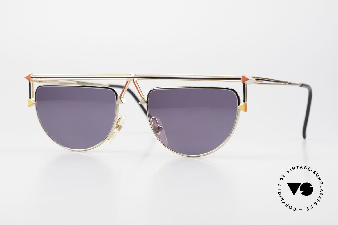 Casanova RVC1 Rietveld Und Piet Mondrian, Casanova Sonnenbrille, Mod. RVC-1, Gr. 50/20, col. 01, Passend für Herren und Damen