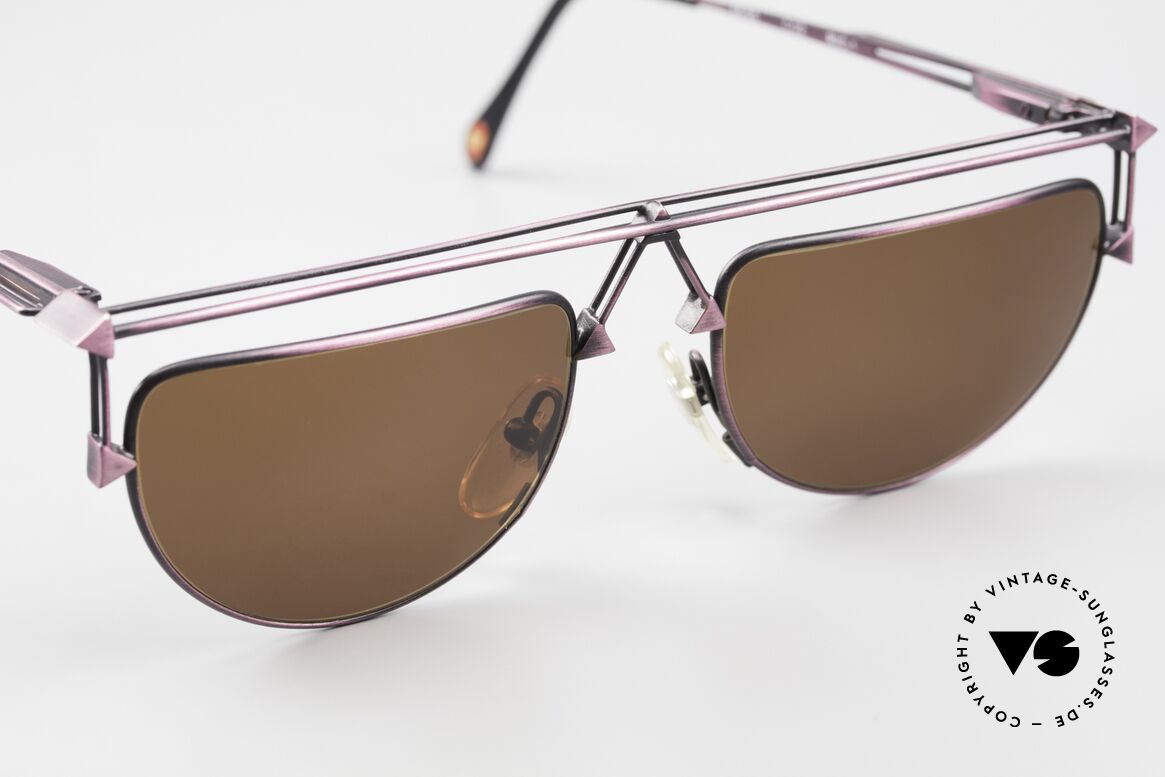 Casanova RVC1 Künstler Sonnenbrille 90er, Zerlegung aller Teile in geometrische & farbige Formen, Passend für Herren und Damen