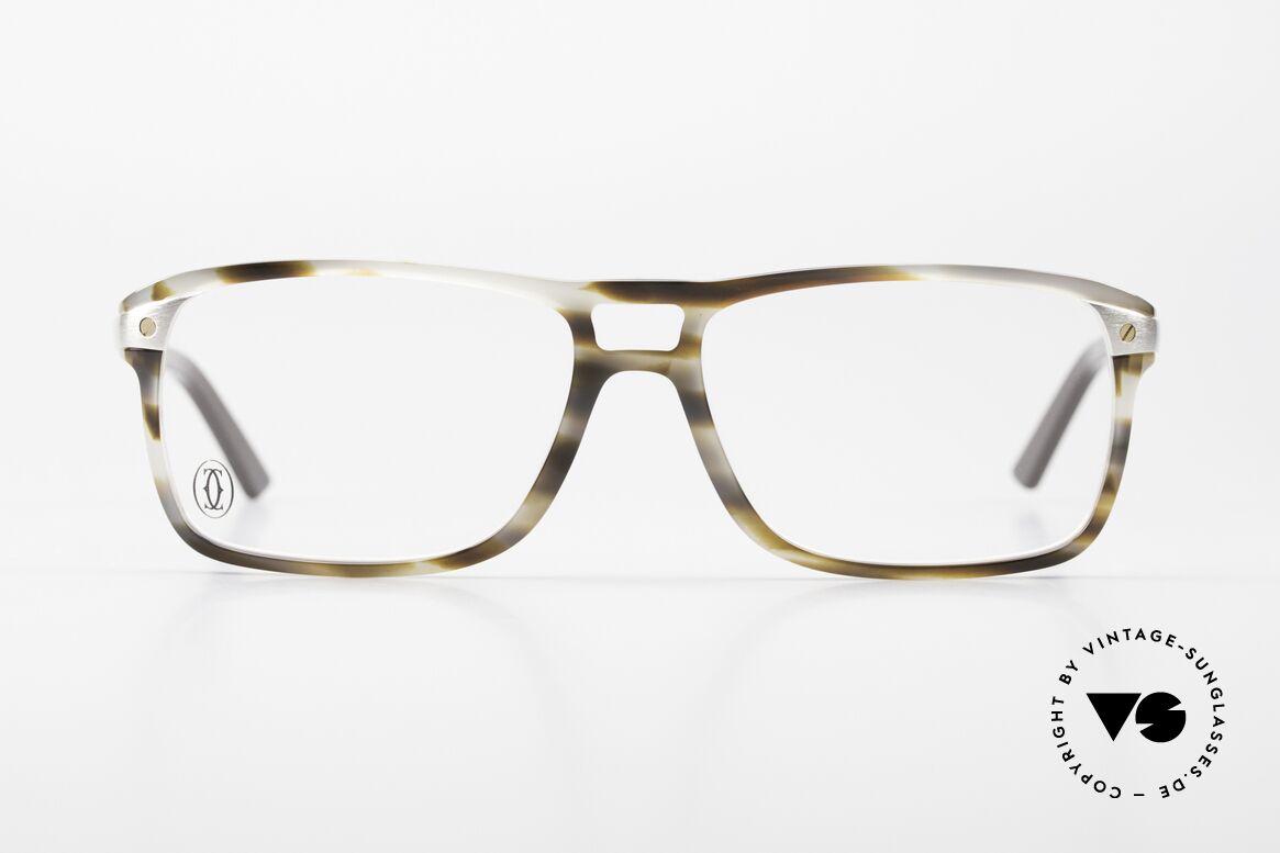 Cartier Eye Classics Herrenbrille Luxus Platinum, Cartier Herrenbrille der Composite/Metal Serie, Passend für Herren