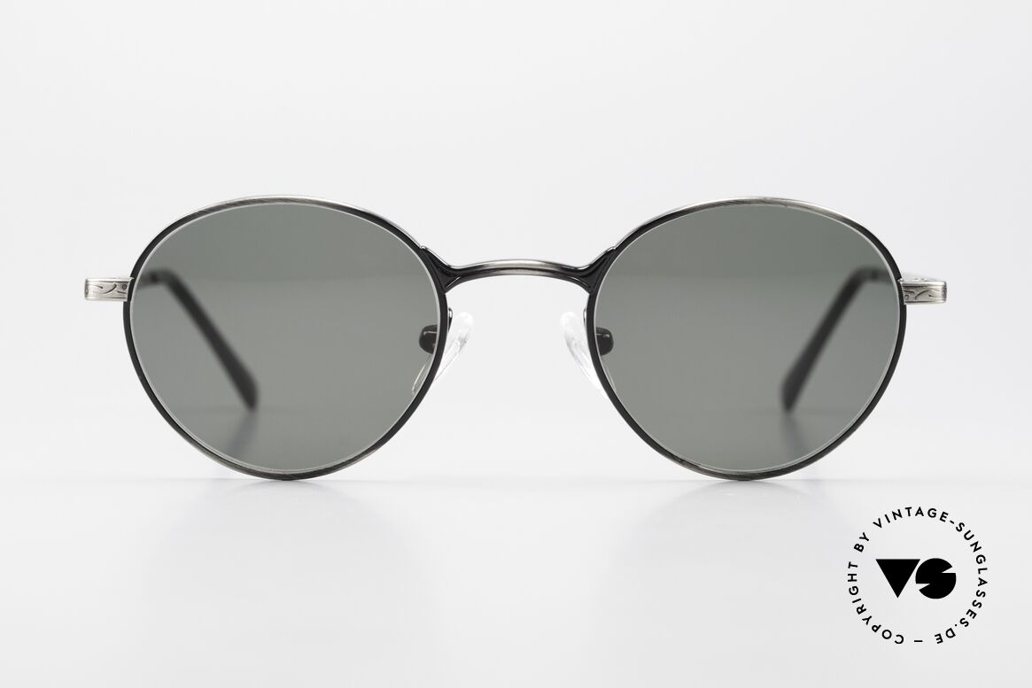 Giorgio Armani 129 Runde 1990er Panto Brille, vintage Brille vom Modedesigner Giorgio ARMANI, Passend für Herren und Damen