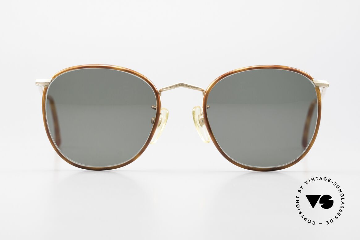 Giorgio Armani 141 Eckige Panto Sonnenbrille, zeitlose GIORGIO Armani vintage 90er Sonnenbrille, Passend für Herren