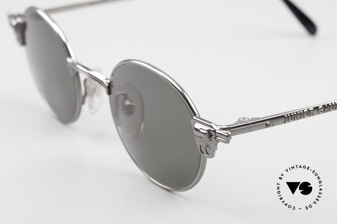 Jean Paul Gaultier 58-4174 Revolver Sonnenbrille 90er, zudem herausragende Qualität (made in Japan um 1997), Passend für Herren