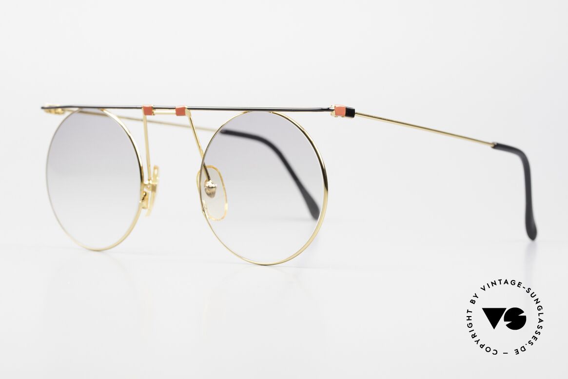 Casanova MTC 7 Kunstbrille 24kt Vergoldet, begehrtes Sammlerstück; 24kt vergoldete Fassung, Passend für Herren und Damen