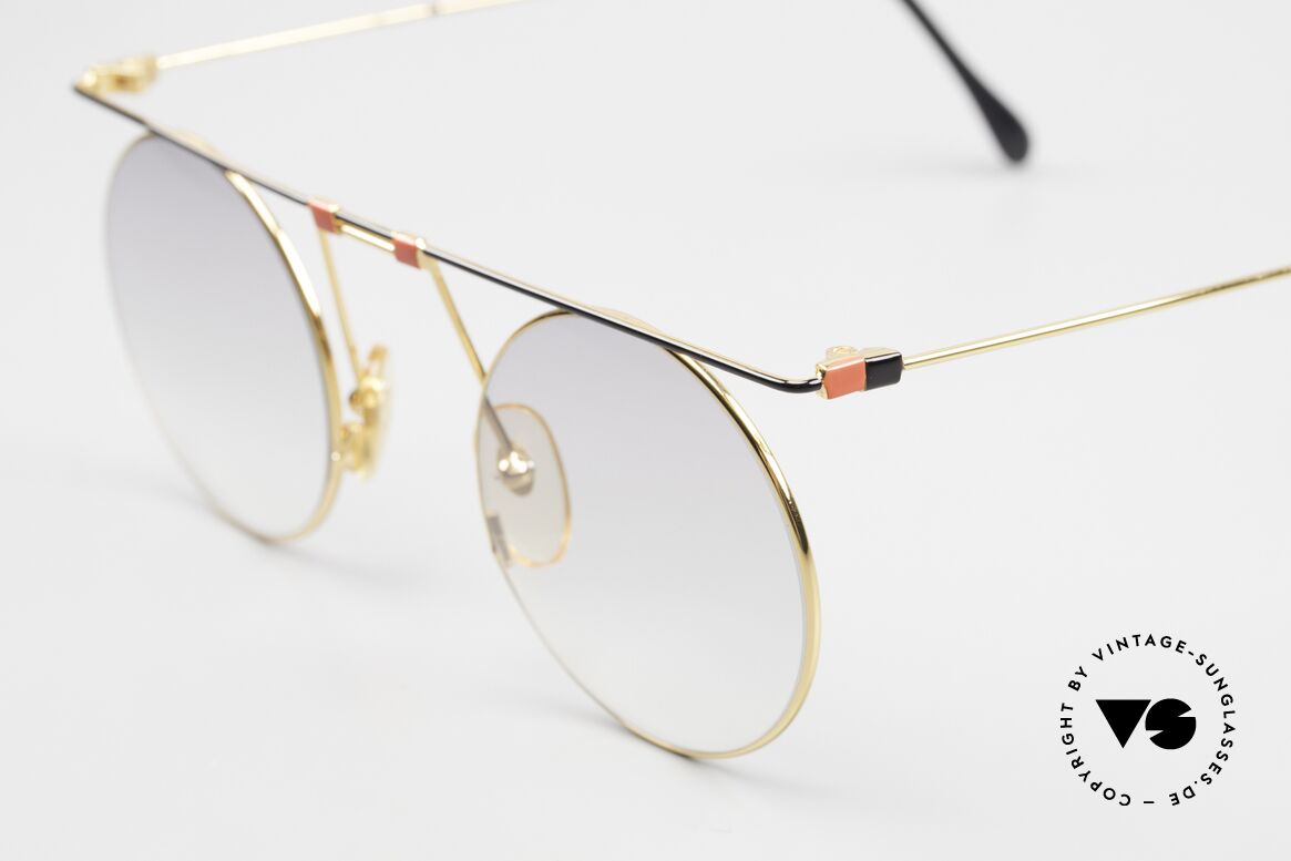 Casanova MTC 7 Kunstbrille 24kt Vergoldet, MTC steht für "Metalmeccanici" = "Metallarbeiter", Passend für Herren und Damen