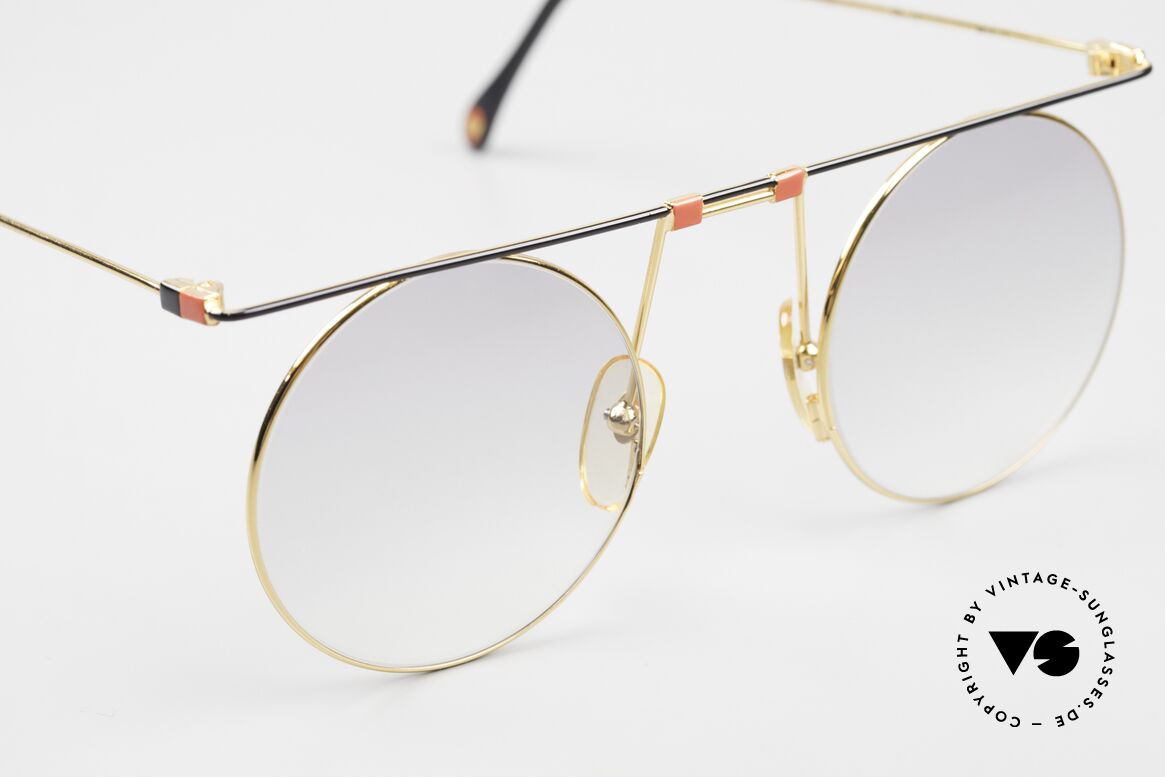 Casanova MTC 7 Kunstbrille 24kt Vergoldet, eine ca. 30 Jahre alte, ungetragene vintage Rarität, Passend für Herren und Damen