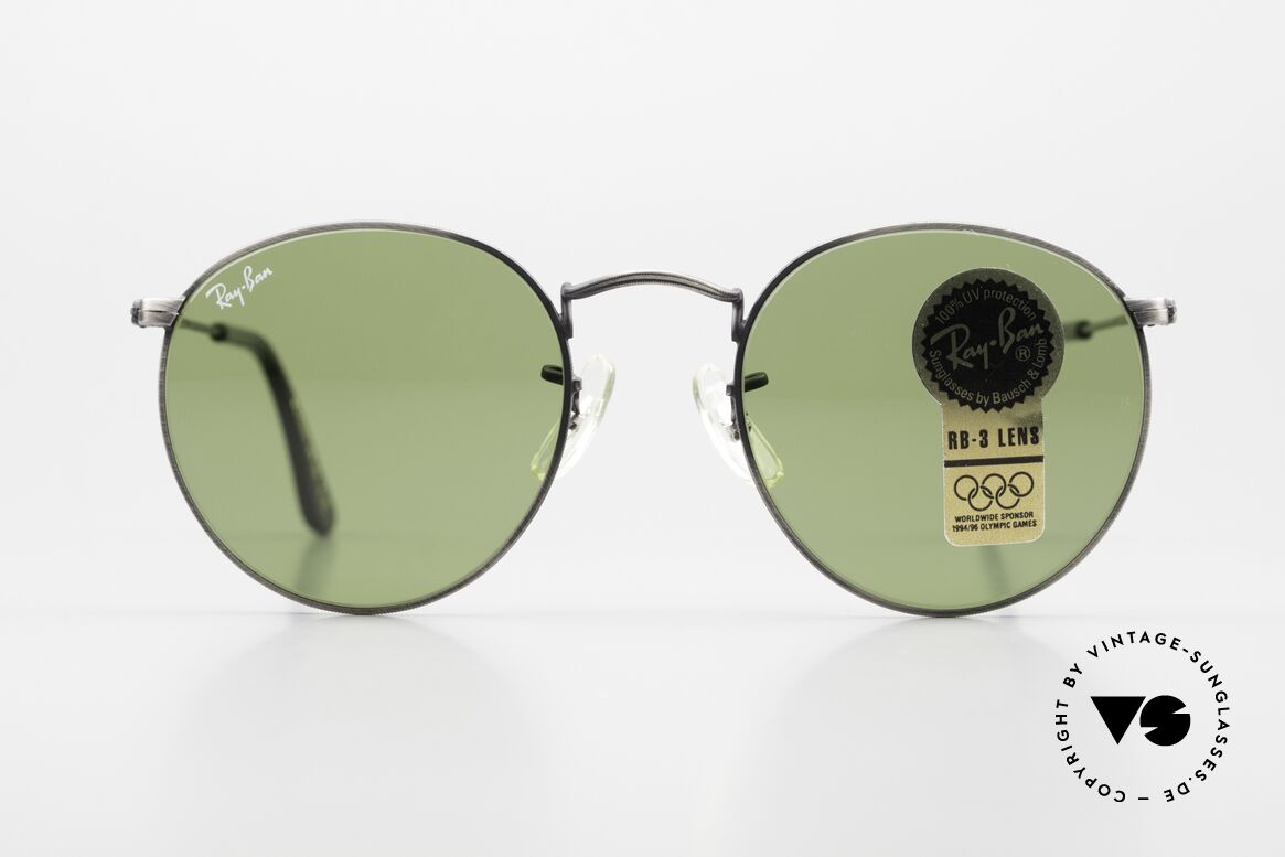 Ray Ban Round Metal 49 Runde Vintage Sonnenbrille, ein zeitloser Klassiker in absoluter TOP-Qualität, Passend für Herren und Damen