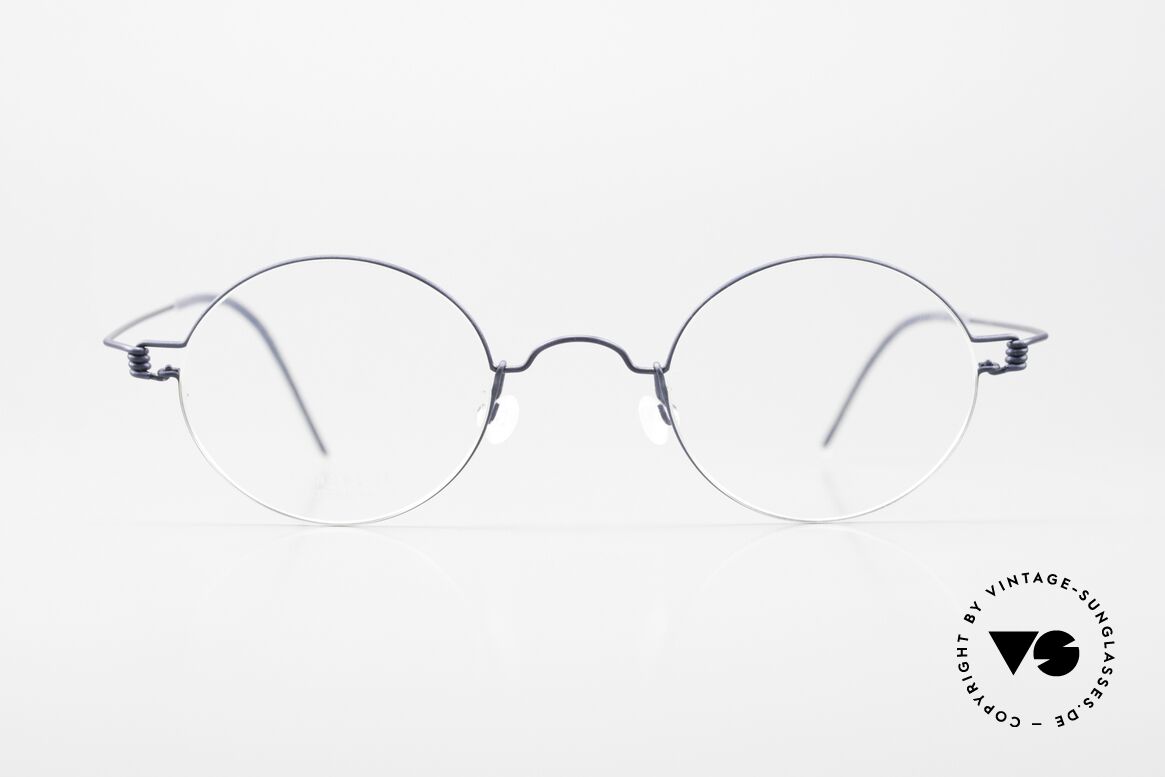 Lindberg Corona Air Titan Rim Runde Titanium Brille Unisex, LINDBERG Air Titanium Rim Brille in Größe 44-25, 145, Passend für Herren und Damen