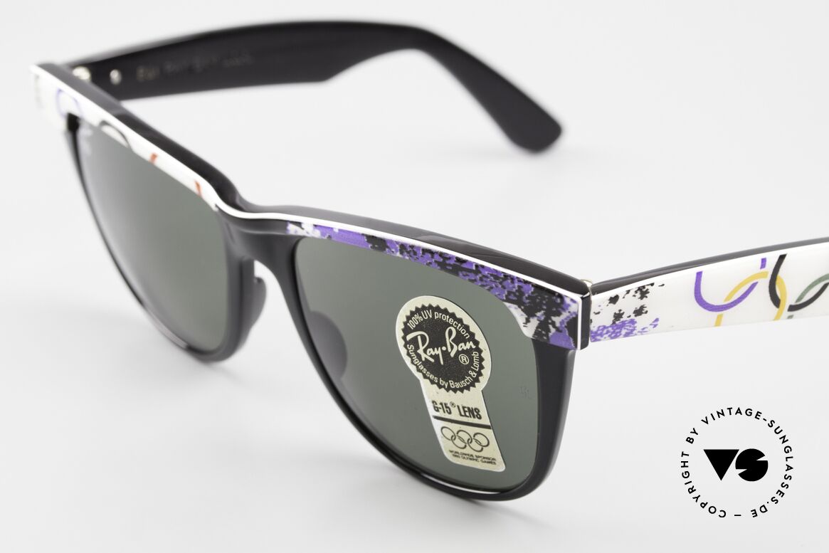 Ray Ban Wayfarer II Olympia Brille 1964 Insbruck, KEINE retro Sonnenbrille; ein altes vintage ORIGINAL, Passend für Herren und Damen