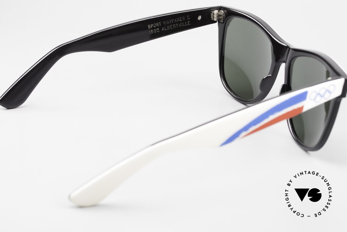Ray Ban Wayfarer II Olympia Brille 1992 Albertville, Größe: large, Passend für Herren und Damen