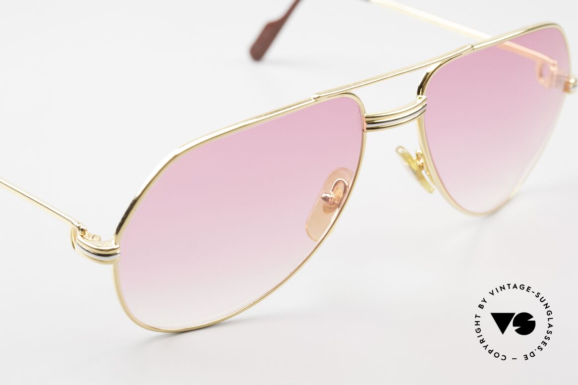 Cartier Vendome LC - M Die Rosarote 80er Luxusbrille, 2nd hand in einem neuwertigen Zustand + CARTIER Box, Passend für Herren und Damen