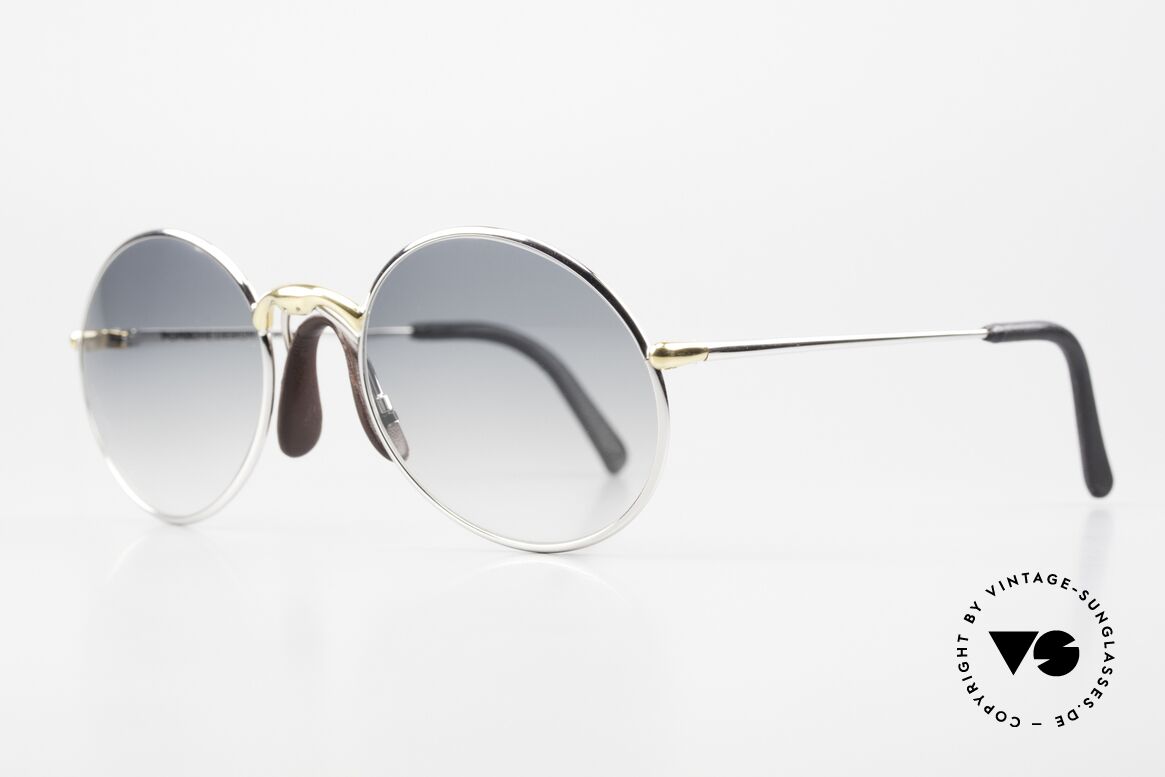 Porsche 5658 - S Runde 1990er Brille Bicolor, sehr komfortabel; zudem sportlich & elegant zugleich, Passend für Herren und Damen
