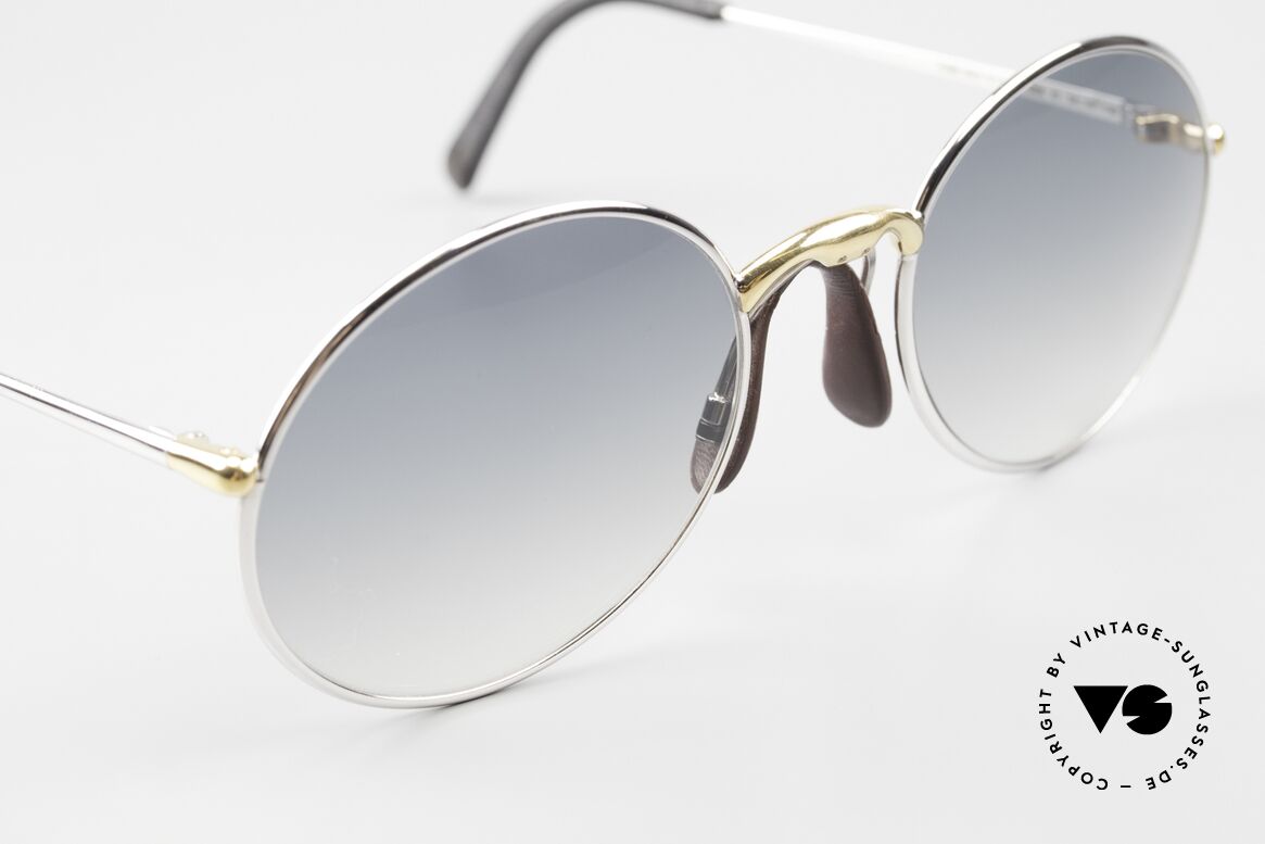 Porsche 5658 - S Runde 1990er Brille Bicolor, ungetragenen (wie alle unsere vintage Porsche Brillen), Passend für Herren und Damen