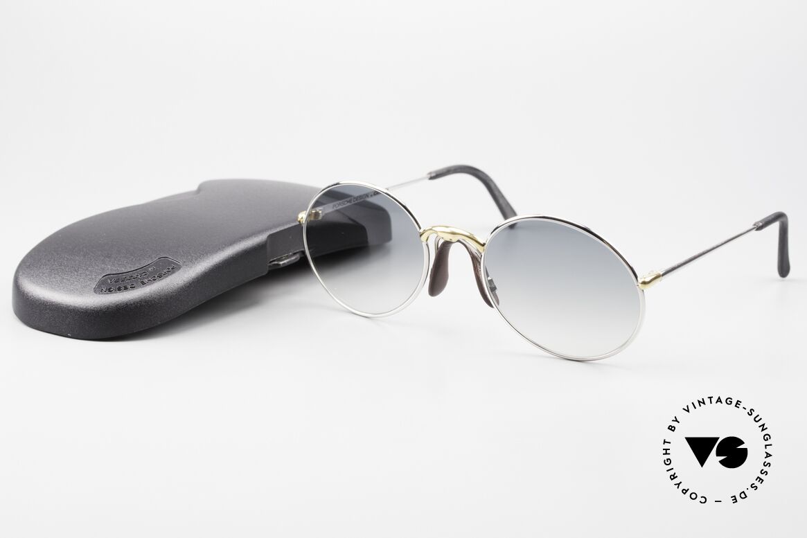 Porsche 5658 - S Runde 1990er Brille Bicolor, Größe: medium, Passend für Herren und Damen