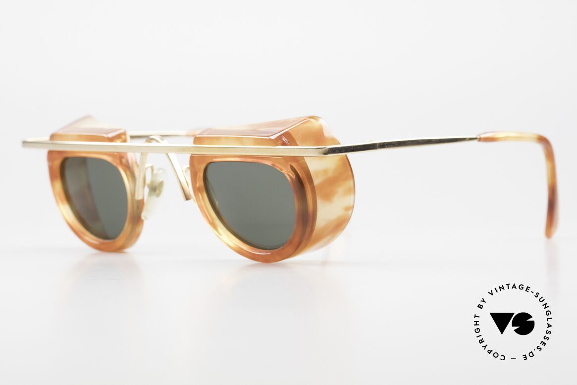 Alain Mikli 4102 / 033 Hingucker Sonnenbrille 90er, absoluter Design-Klassiker aus den frühen 90er Jahren, Passend für Herren und Damen