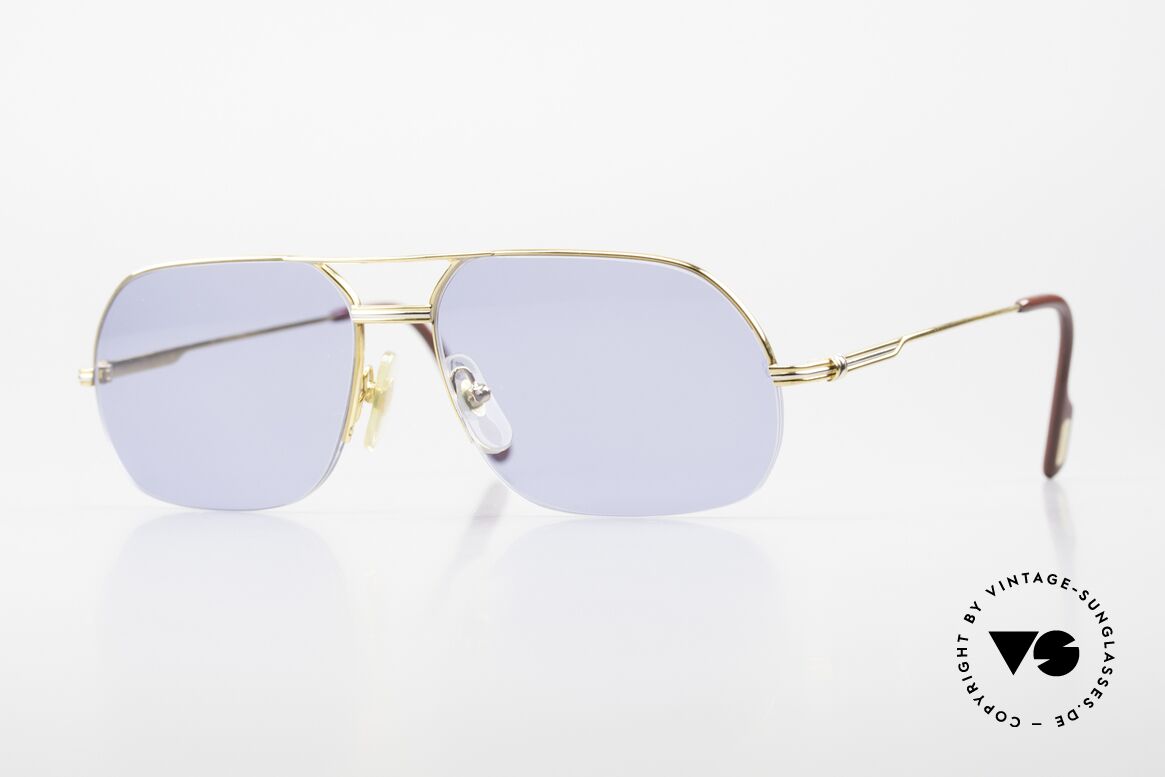 Cartier Orsay - M Herren Sonnenbrille Nylor, markante Cartier Sonnenbrille; Größe 58°15, 135, Passend für Herren Cartier Orsay - M Herren Sonnenbrille Nylor, markante Cartier Sonnenbrille; Größe 58°15, 135, Passend für Herren