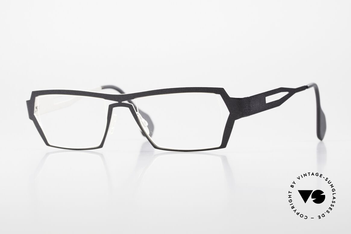Theo Belgium Opulence Designerbrille Titaniumbrille, markant eckige Designerbrille v. THEO Belgium, Passend für Herren