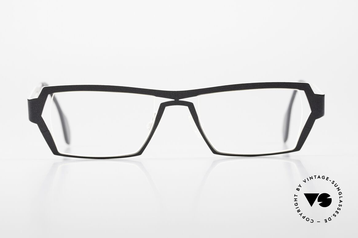 Theo Belgium Opulence Designerbrille Titaniumbrille, markant eckige Designerbrille v. THEO Belgium, Passend für Herren