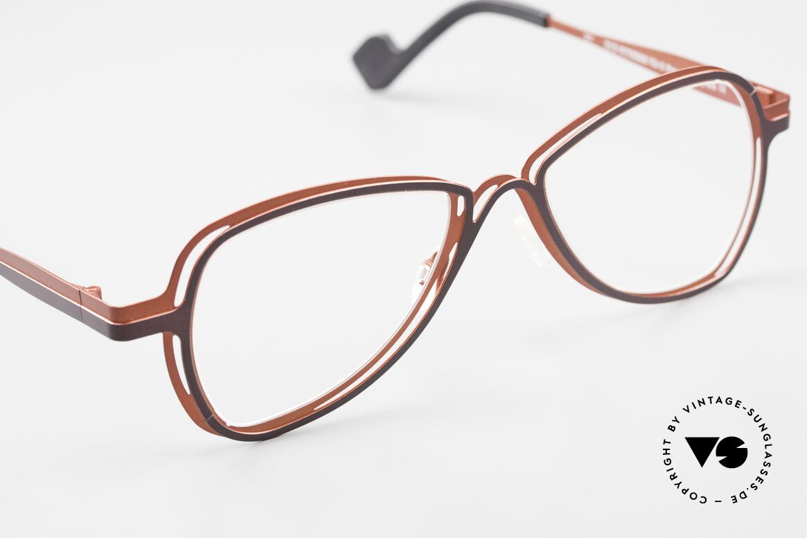 Theo Belgium Eye-Witness VB Designerbrille Damen Herren, ungetragen (wie alle unsere vintage Theo Brillen), Passend für Herren und Damen