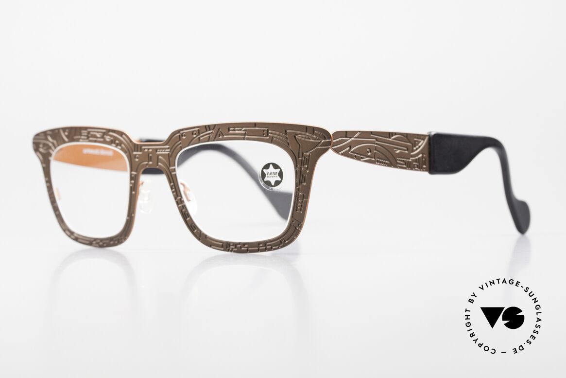 Theo Belgium Zoo Künstlerbrille Von Strook, Design von Stefaan De Croock alias "STROOK", Passend für Herren und Damen