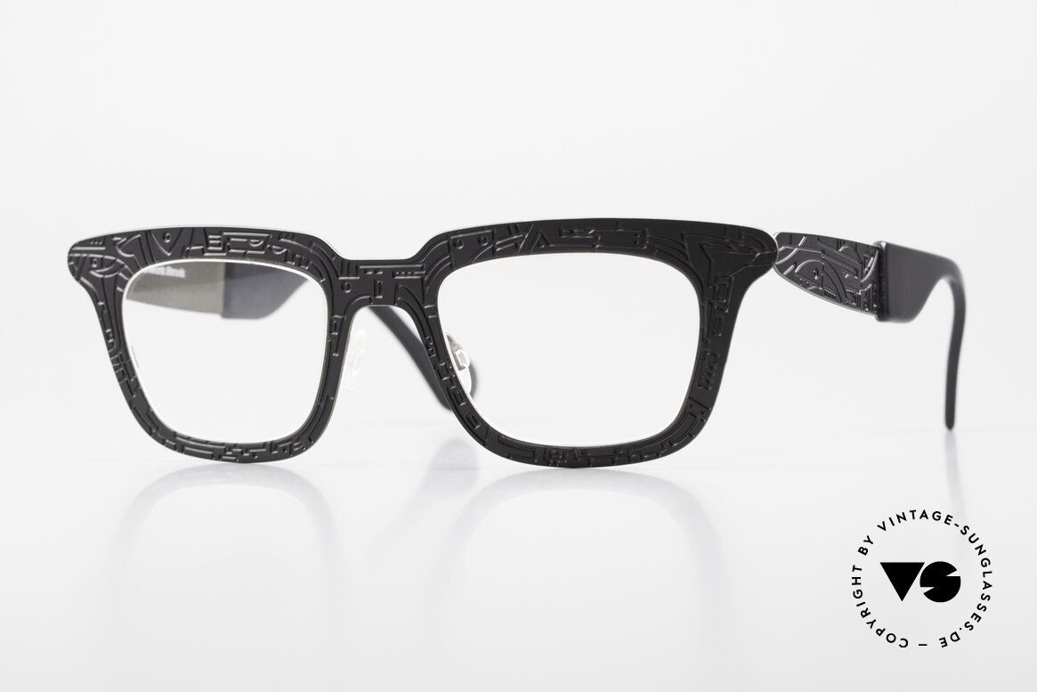 Theo Belgium Zoo Künstlerbrille Designerbrille, markant eckige Designerbrille v. THEO Belgium, Passend für Herren und Damen