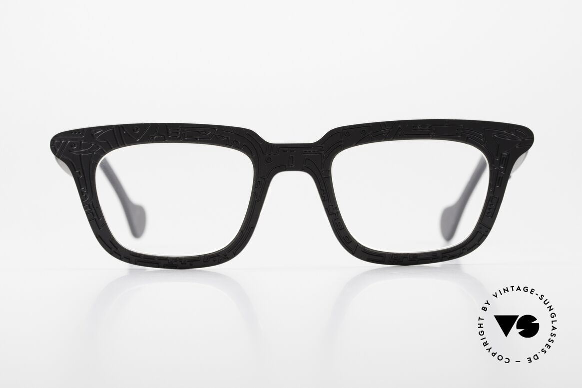 Theo Belgium Zoo Künstlerbrille Designerbrille, M. "Zoo"von 2016, denn "Das Leben ist ein Zoo", Passend für Herren und Damen