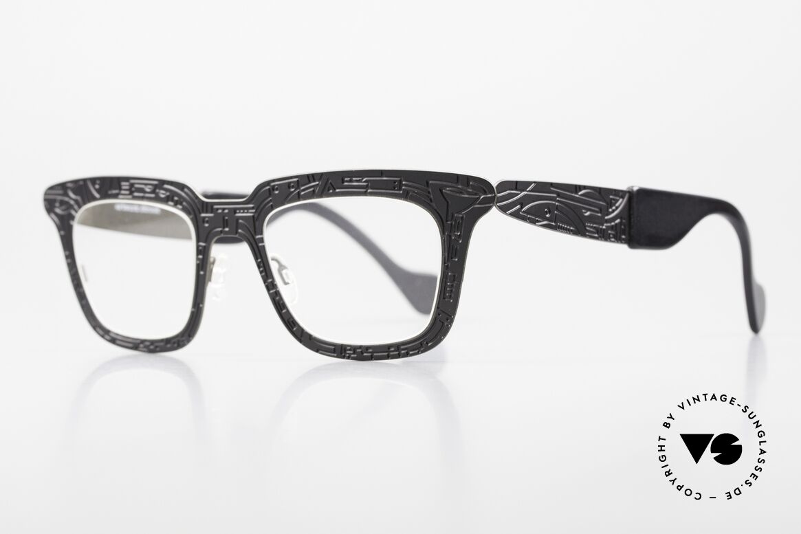 Theo Belgium Zoo Künstlerbrille Designerbrille, Design von Stefaan De Croock alias "STROOK", Passend für Herren und Damen