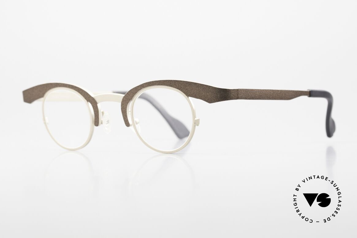 Theo Belgium O Designerbrille Titanium, alles andere als "gewöhnlich" oder "Mainstream", Passend für Damen