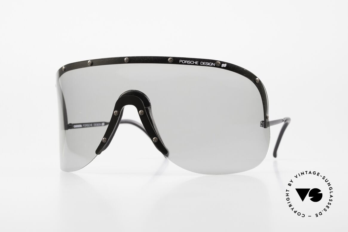 Porsche 5620 Yoko Ono Sonnenbrille 80er, vintage Porsche Carrera Designersonnenbrille der 1980er, Passend für Herren und Damen