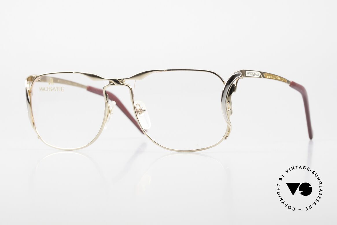 Machiavelli 6-10 Titanbrille Extravagant, Machiavelli 6-10 Pure Titanium vintage Damen-Brille, Passend für Damen