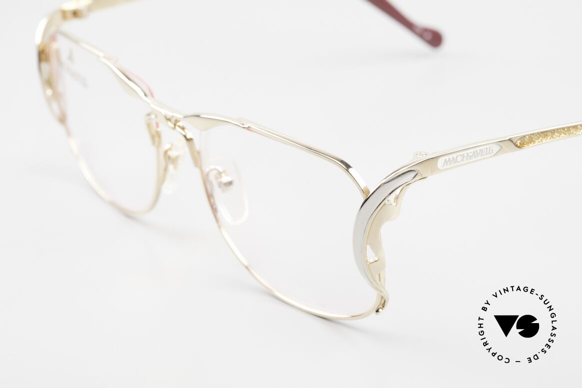 Machiavelli 6-10 Titanbrille Extravagant, herausragende Qualität (vergoldeter Titanium-Rahmen), Passend für Damen