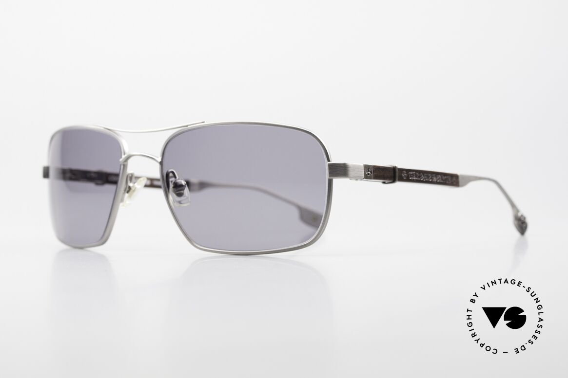 Chrome Hearts Loomer Luxus Sonnenbrille Kenner, herausragende Handwerkskunst (made in Japan), Passend für Herren