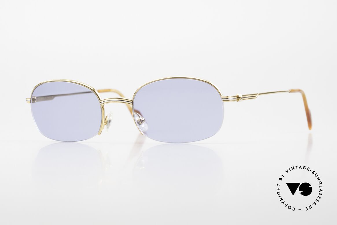 Cartier Nylor Luxus Sonnenbrille 90er, einzigartige CARTIER Sonnenbrille; Größe 51°20, Passend für Herren und Damen