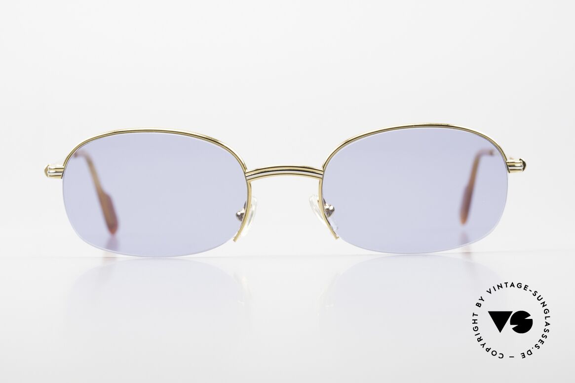 Cartier Nylor Luxus Sonnenbrille 90er, einzigartige CARTIER Sonnenbrille; Größe 51°20, Passend für Herren und Damen
